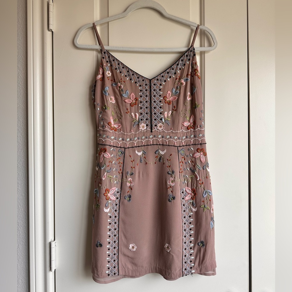 Bloomingdale’s French Connection Embroidered Mini Dress